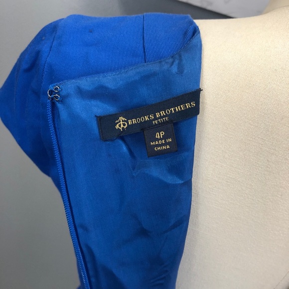 Brooks Brothers - blue Midi dress 4P e99-4 - Picture 3 of 5